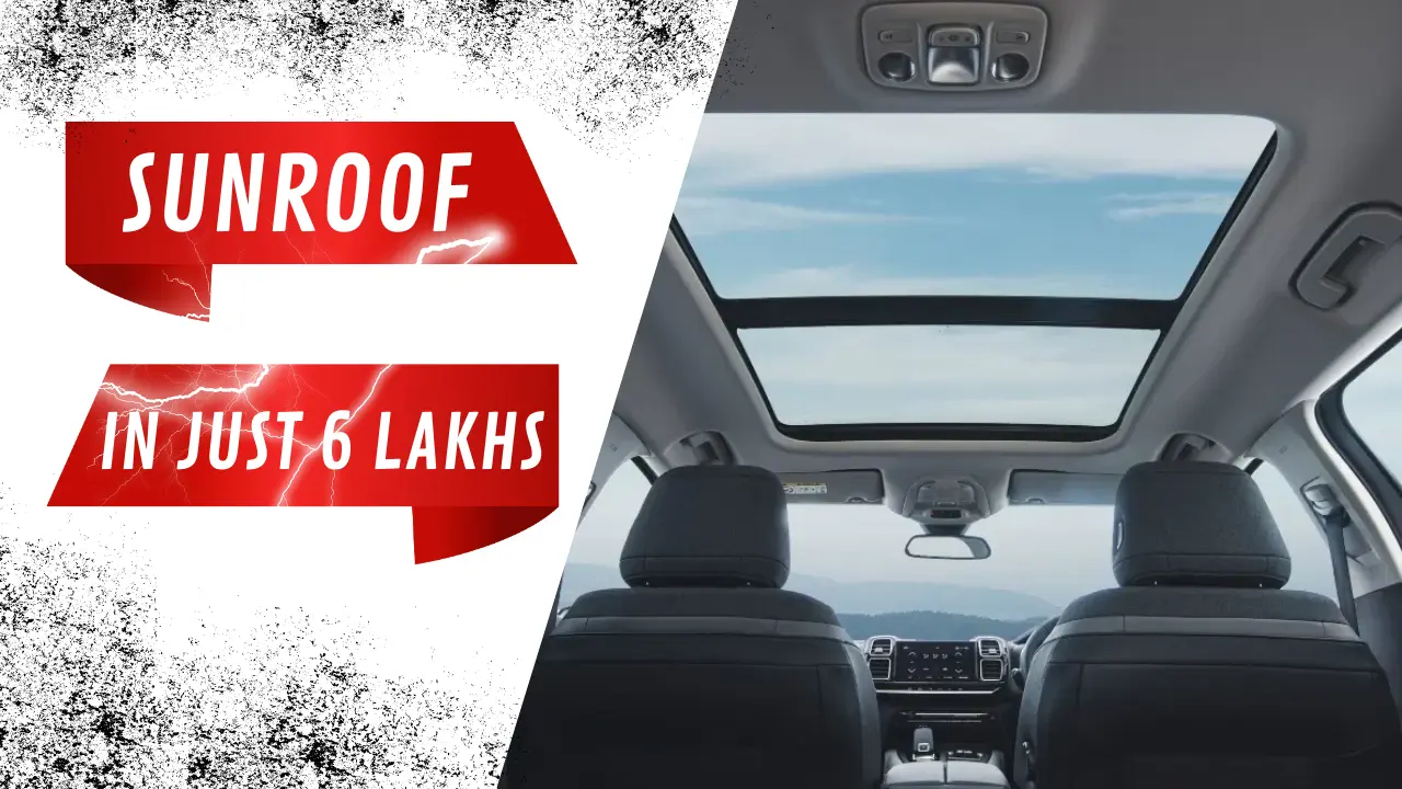 top 5 SUV car with sunroof under 10 lakhs